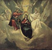 El Greco The Coronation of the Virgin painting
